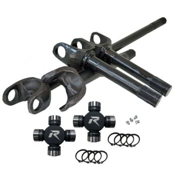 Revolution Gear Discovery Series 1971-1991 Chevy/GM D60 4340 Chromoly Front Axle Kit, 35 Spline, Chromoly U-Joints