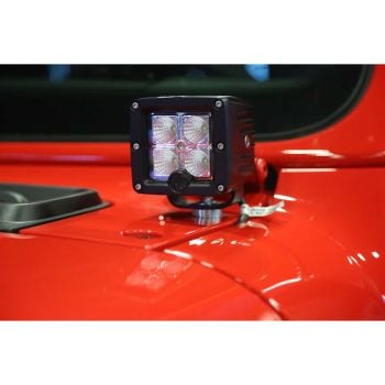 Rock Hard 4x4 A-Pillar Windshield Light Mounts for 2018+ Jeep Wrangler JL / Gladiator