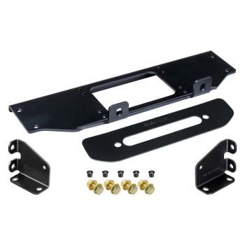 RockJock Jeep JL/JT Winch Plate Kit for Factory Steel Bumper