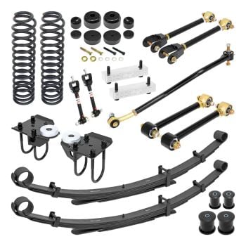 RockJock Pro Edition Johnny Joint Suspension System for XJ (3.5 in. lift)