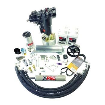 PSC Cylinder Assist Steering Kit for 2021+ Jeep Wrangler JL Rubicon 392 with Aftermarket Front Axle 6.75