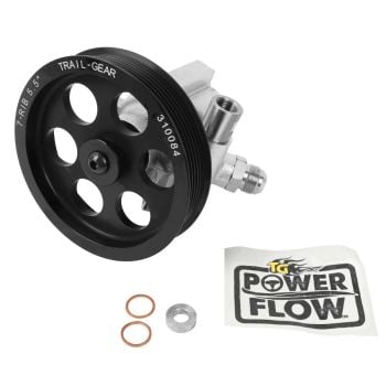 Trail-Gear Steering Power Flow 1650psi Power Steering Pump with Serpentine Pulley For 4.0L V6 2nd Gen Toyota Tacoma (2005-2015)