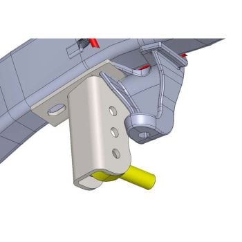 Artec Industries Jeep TJ Trackbar Mount - Frame Side (2.5