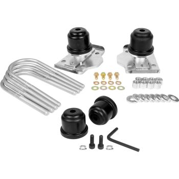 Wheeler's Off-Road Front & Rear SuperBump Bumpstop & Rear U-Bolt Flip Kit Set for 2005+ Tacoma