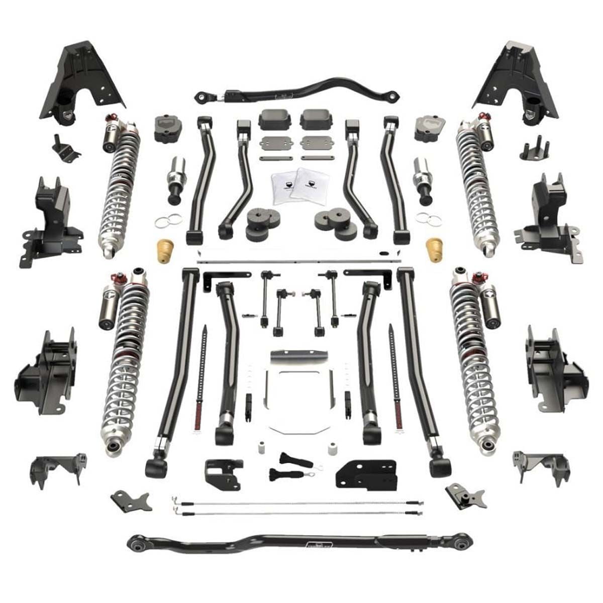 clefs ＃4 CrossStrain TeraFlex Alpine RT Coilover Suspension System for Jeep JL 4dr