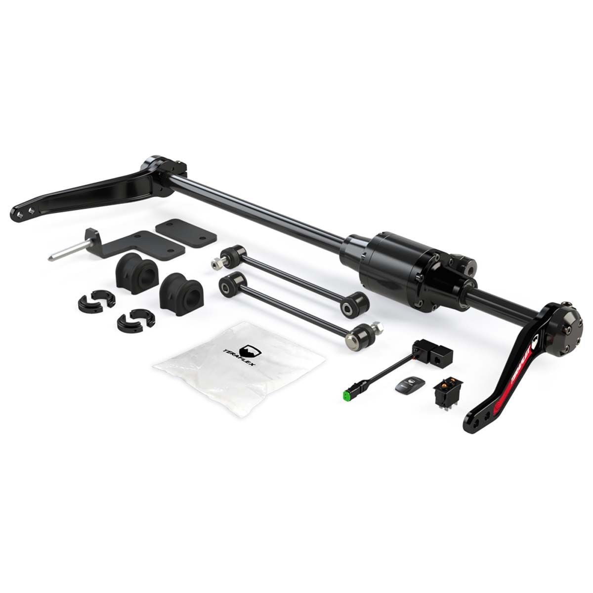 TeraFlex ST Dual Rate Pneumatic Front Sway Bar for JL / JT / JK