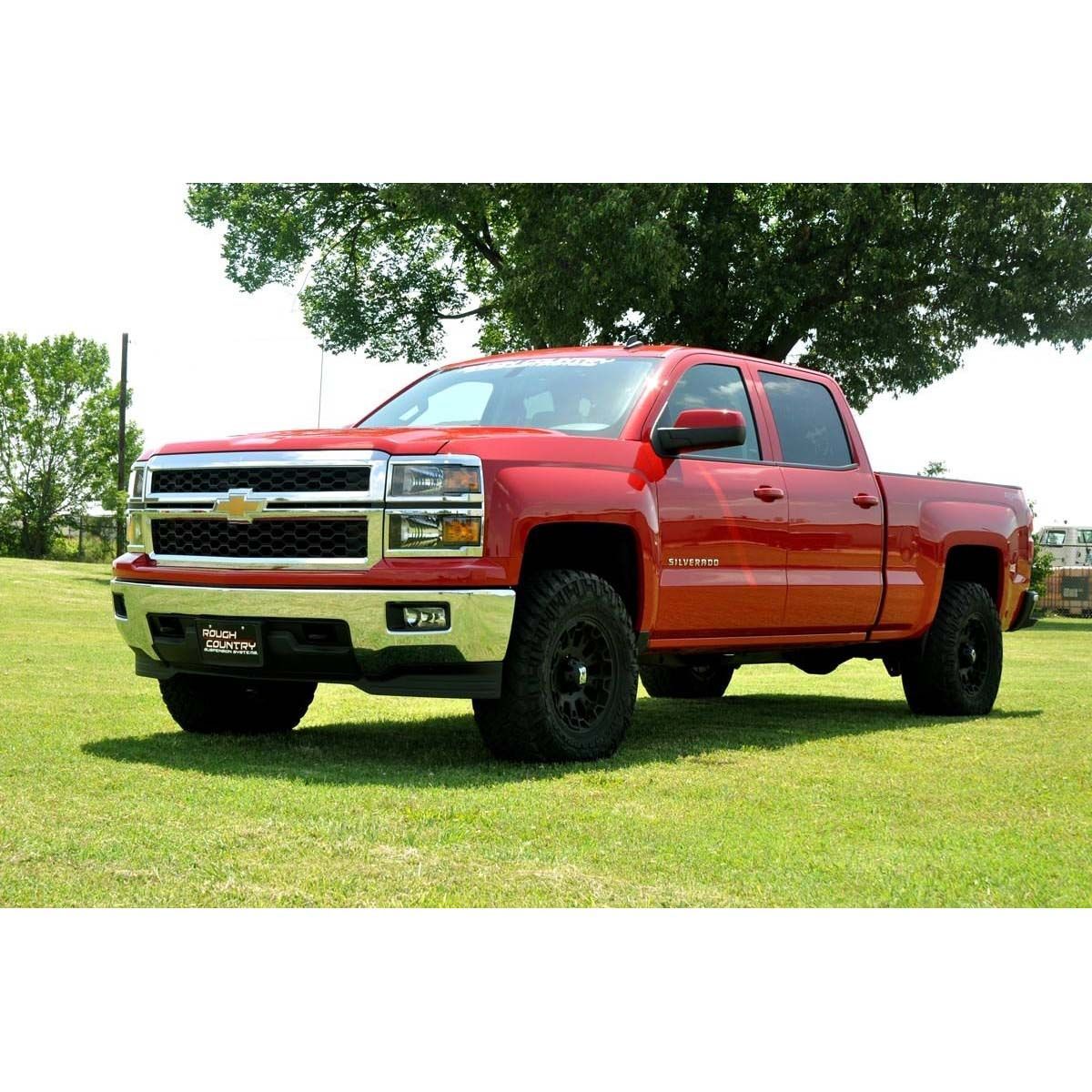 2" Front Leveling Lift Kit For 2007-2019 Chevy Suburban, Silverado, Sierra 1500 & GMC Yukon - 2WD/4WD, Billet Aluminum Spacers