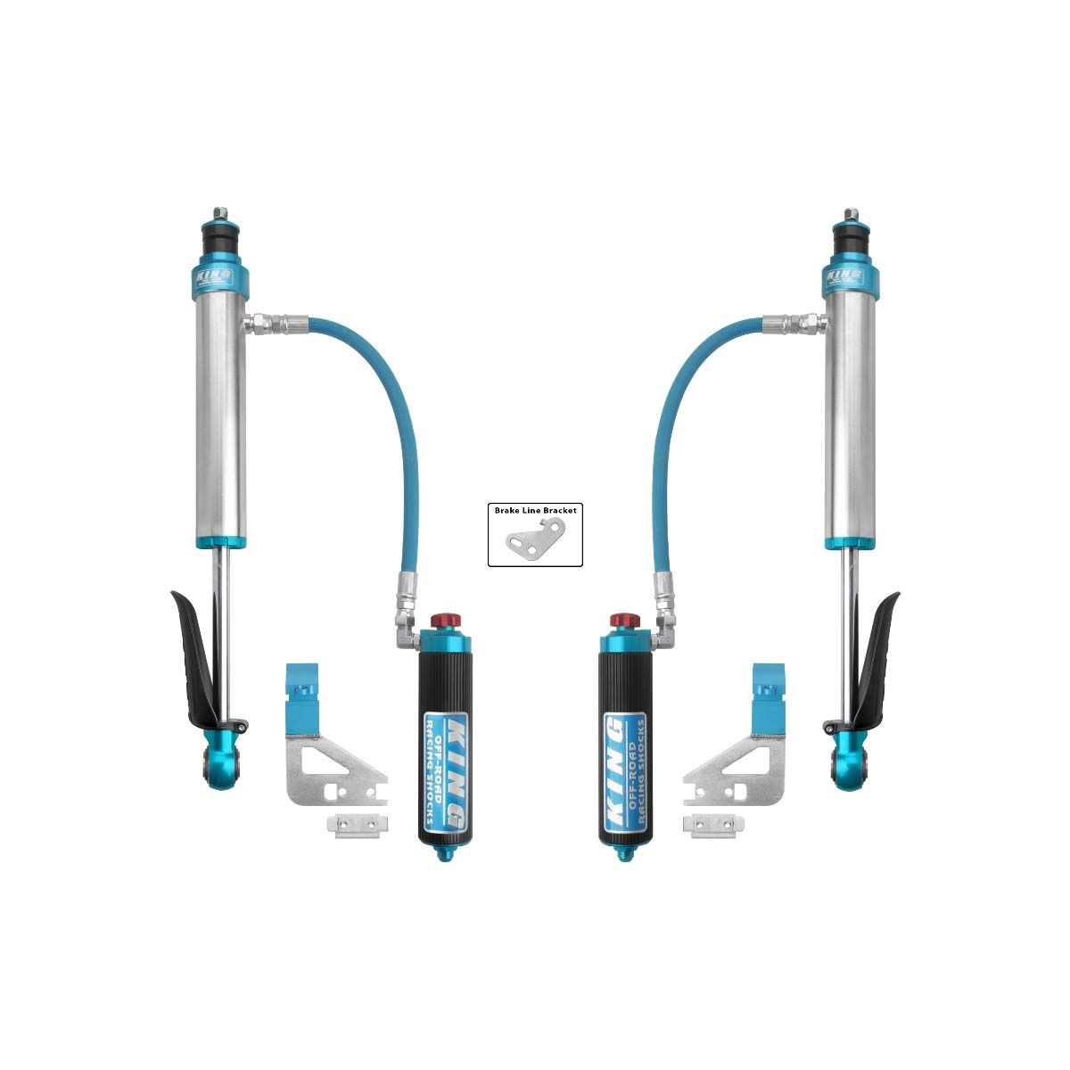 King 2.5 OE Performance Series Remote Reservoir Rear Shock Kit for