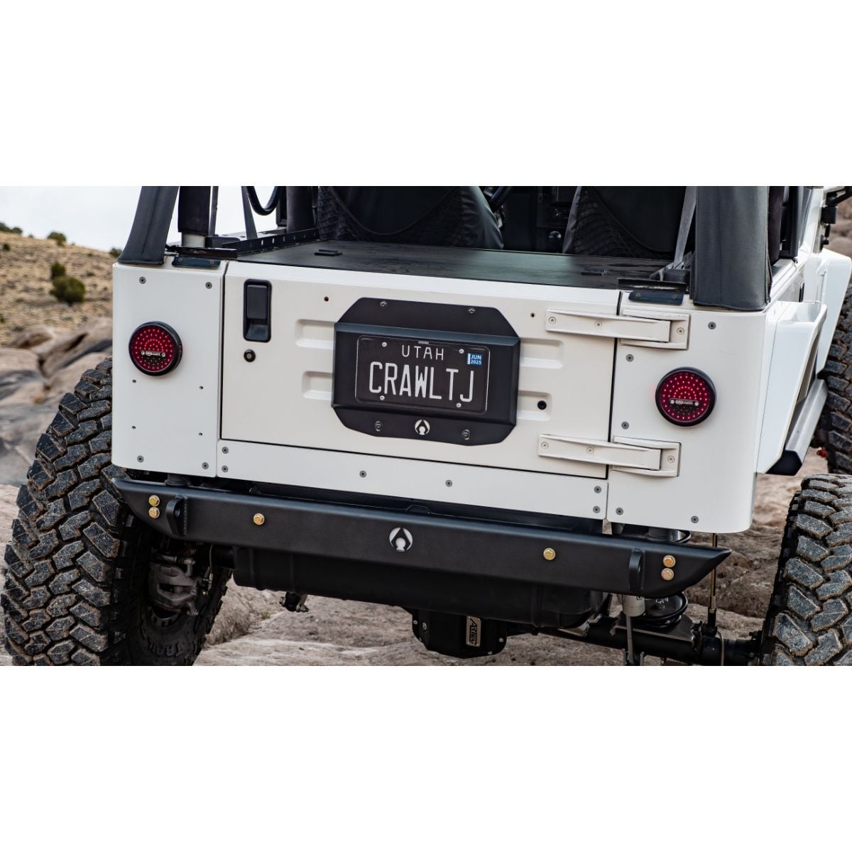 Artec Jeep TJ/LJ Under Tailgate Plate Aluminum | POLY PERFORMANCE