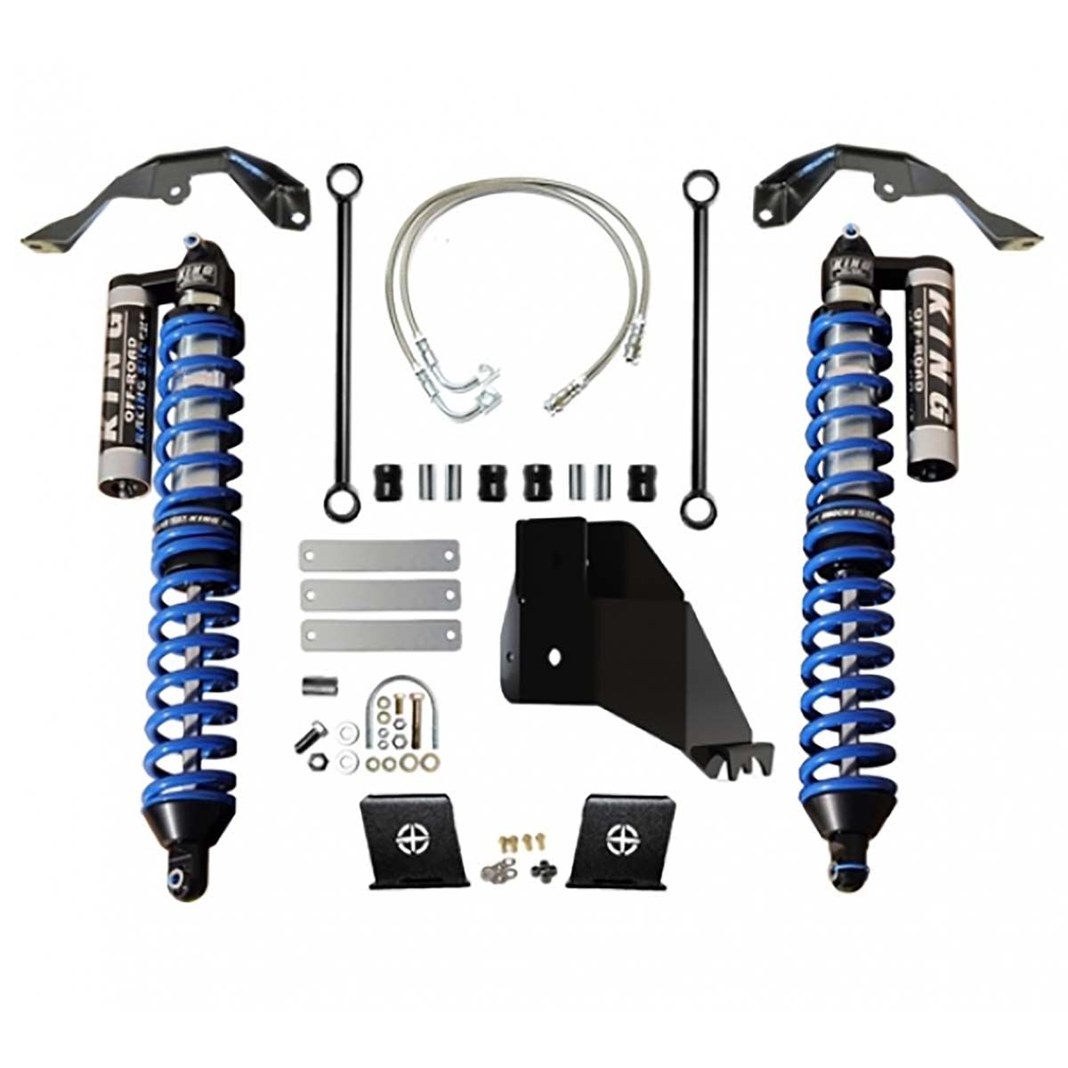 EVO MFG 20+ Jeep JT Gladiator Rear Bolt On Coilover Kit, Black 