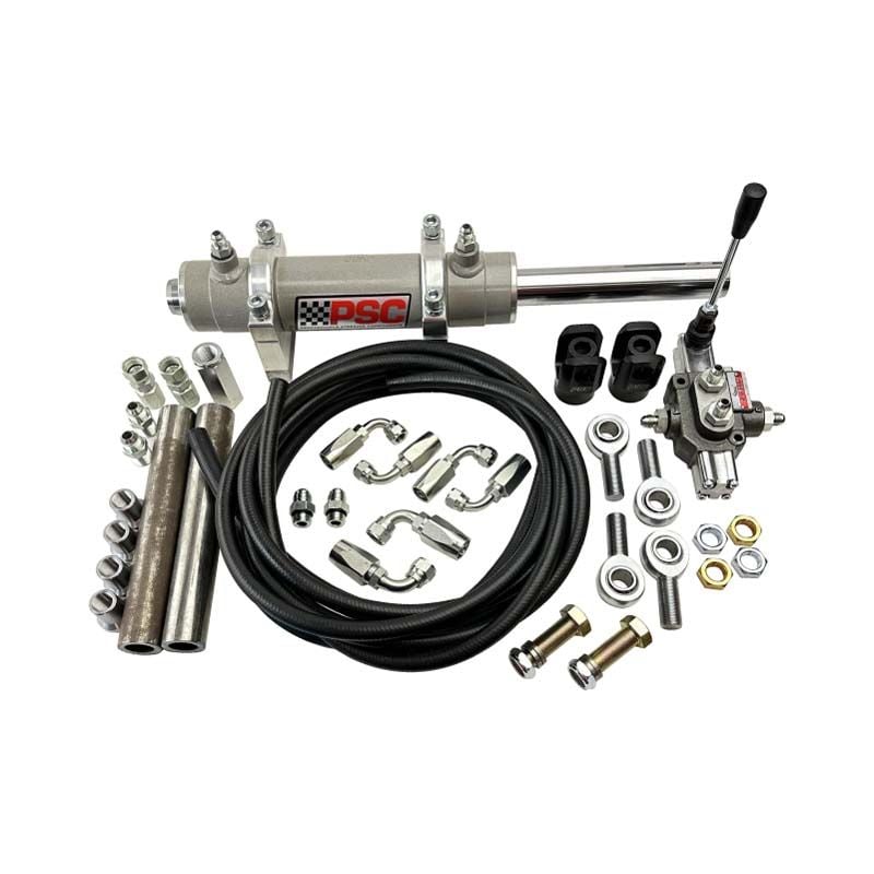 PSC Full Hydraulic Steering Kit, Rear Steer 2.50" X 8.0" Steering