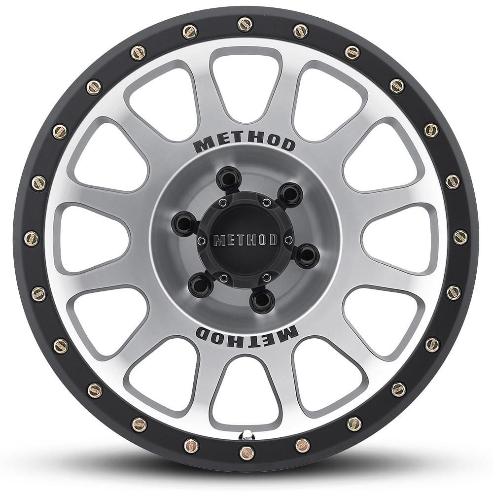 Method MR305 Matte Black/Machined Face NV Simulated Beadlock