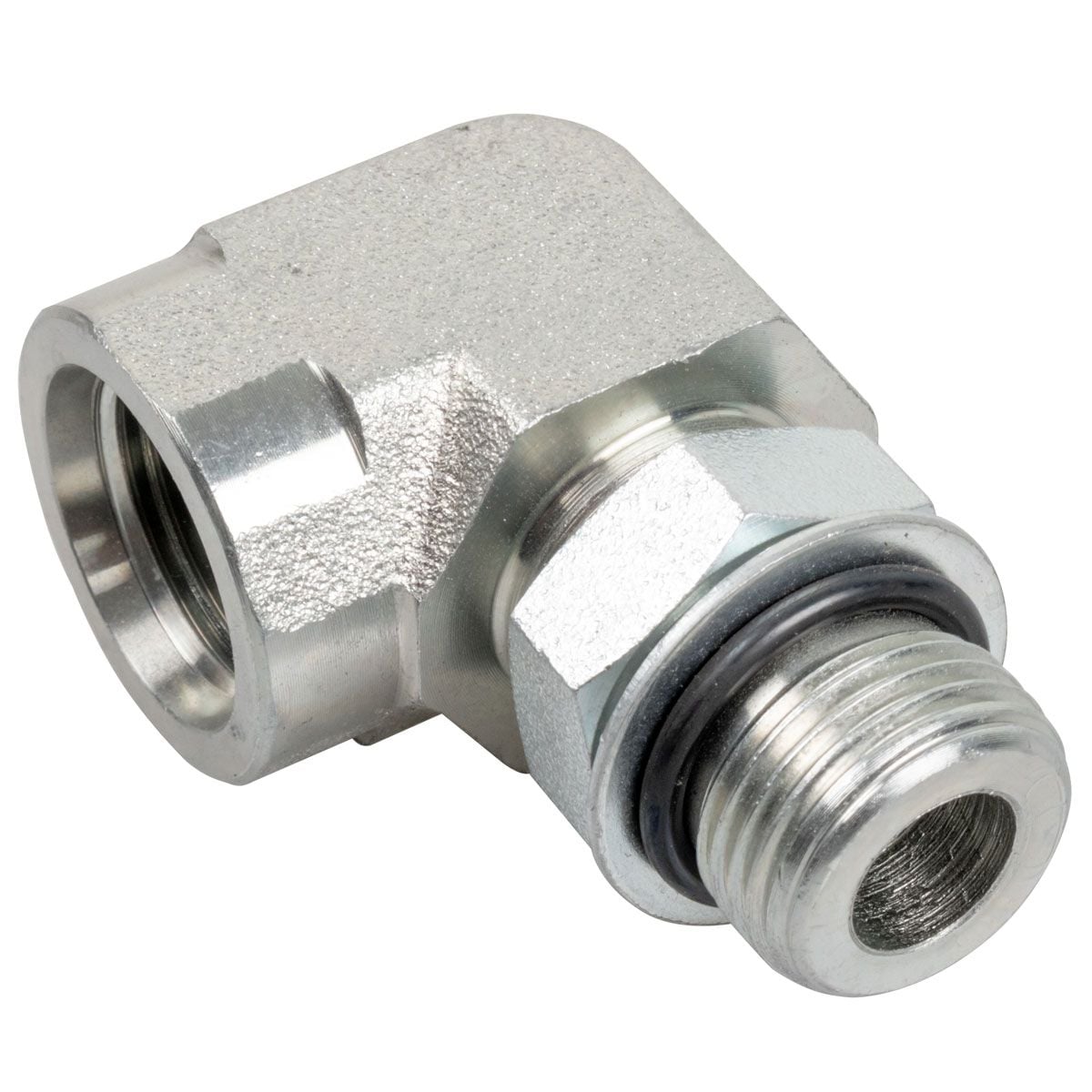 Fox / King 90 Degree Fitting for Reservoir Hose | POLY PERFORMANCE