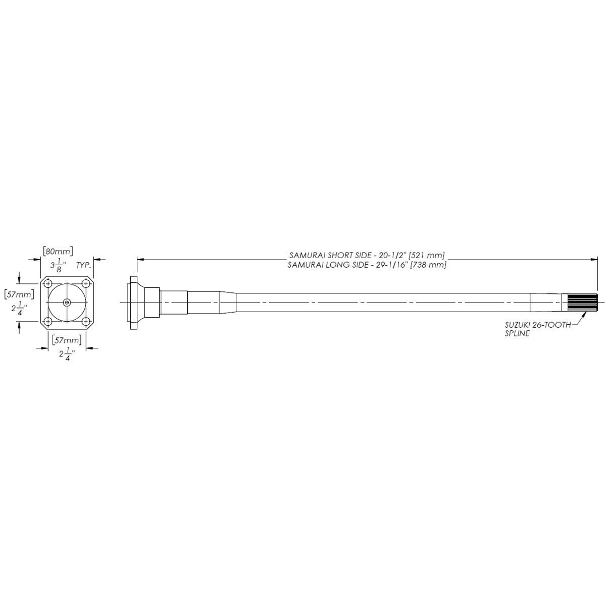 Low Range Off-Road 1986-1995 Suzuki Samurai SJ413 Silverback Rear