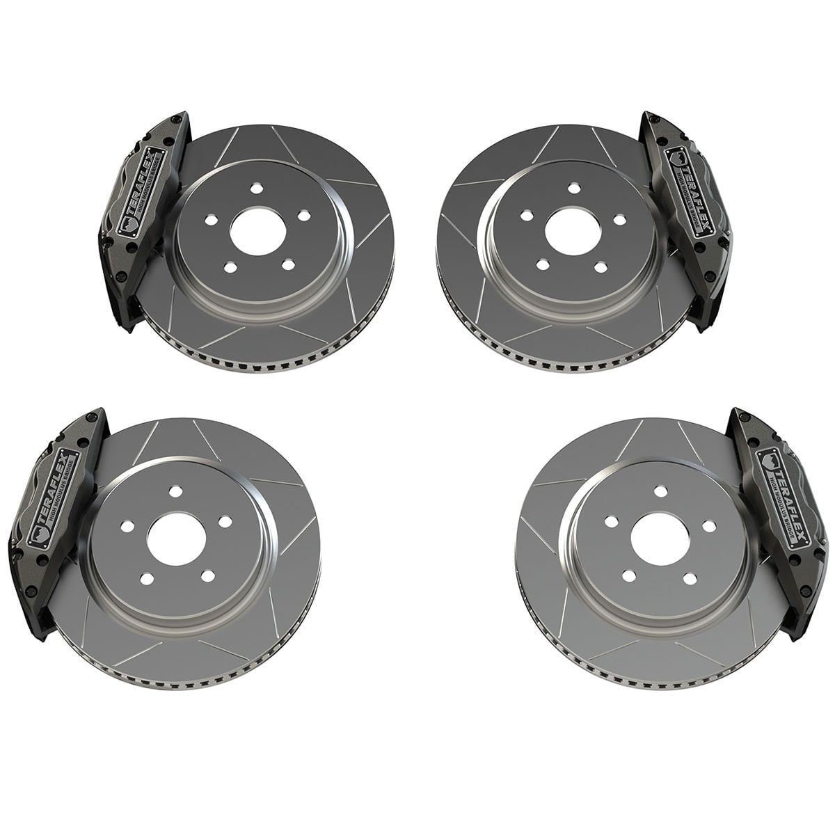 TeraFlex Delta Brake System (Front & Rear) for Jeep JK,JL, JT