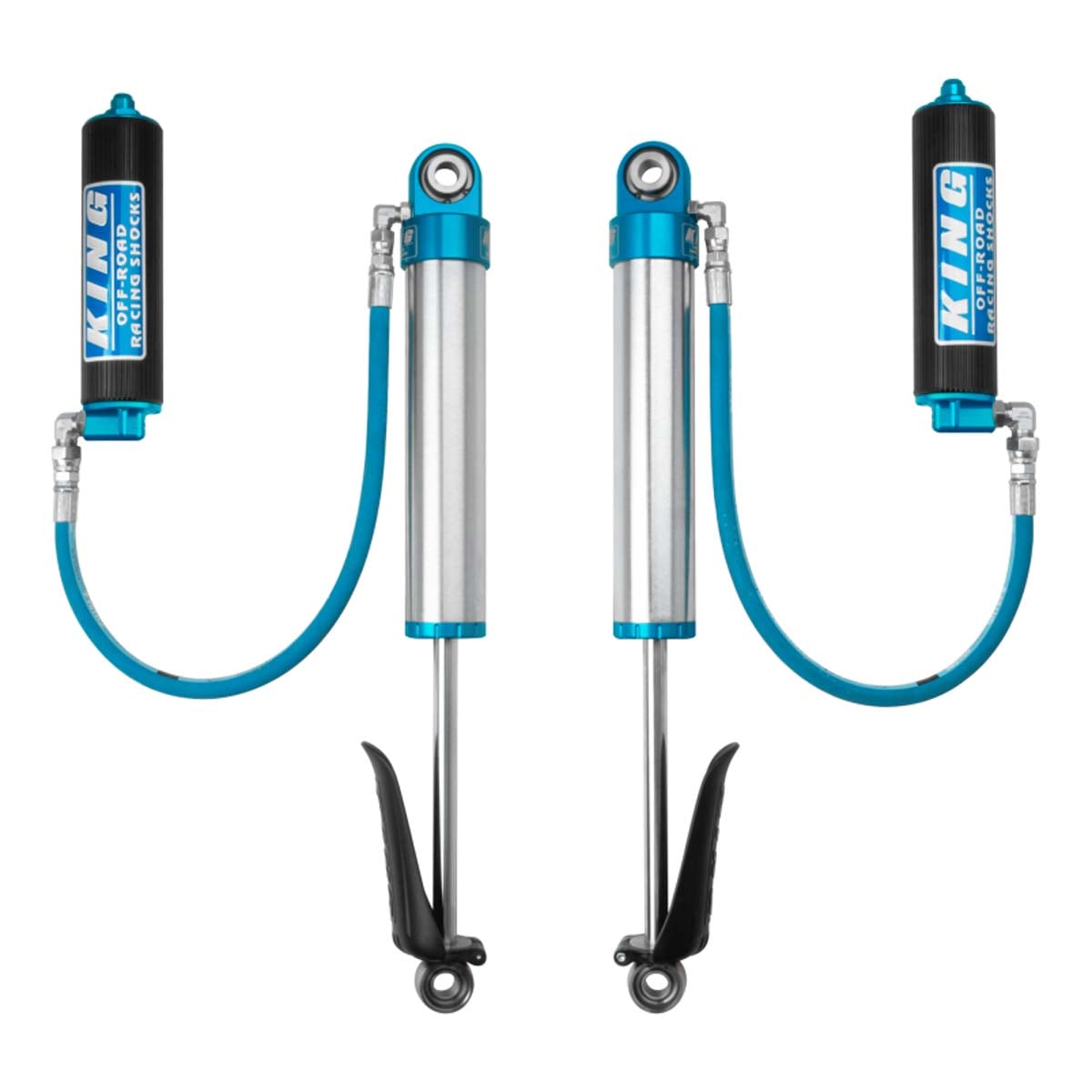 キング64 King 2.5 Rear Remote Reservoir Shocks for Land Cruiser 76, 78, 79