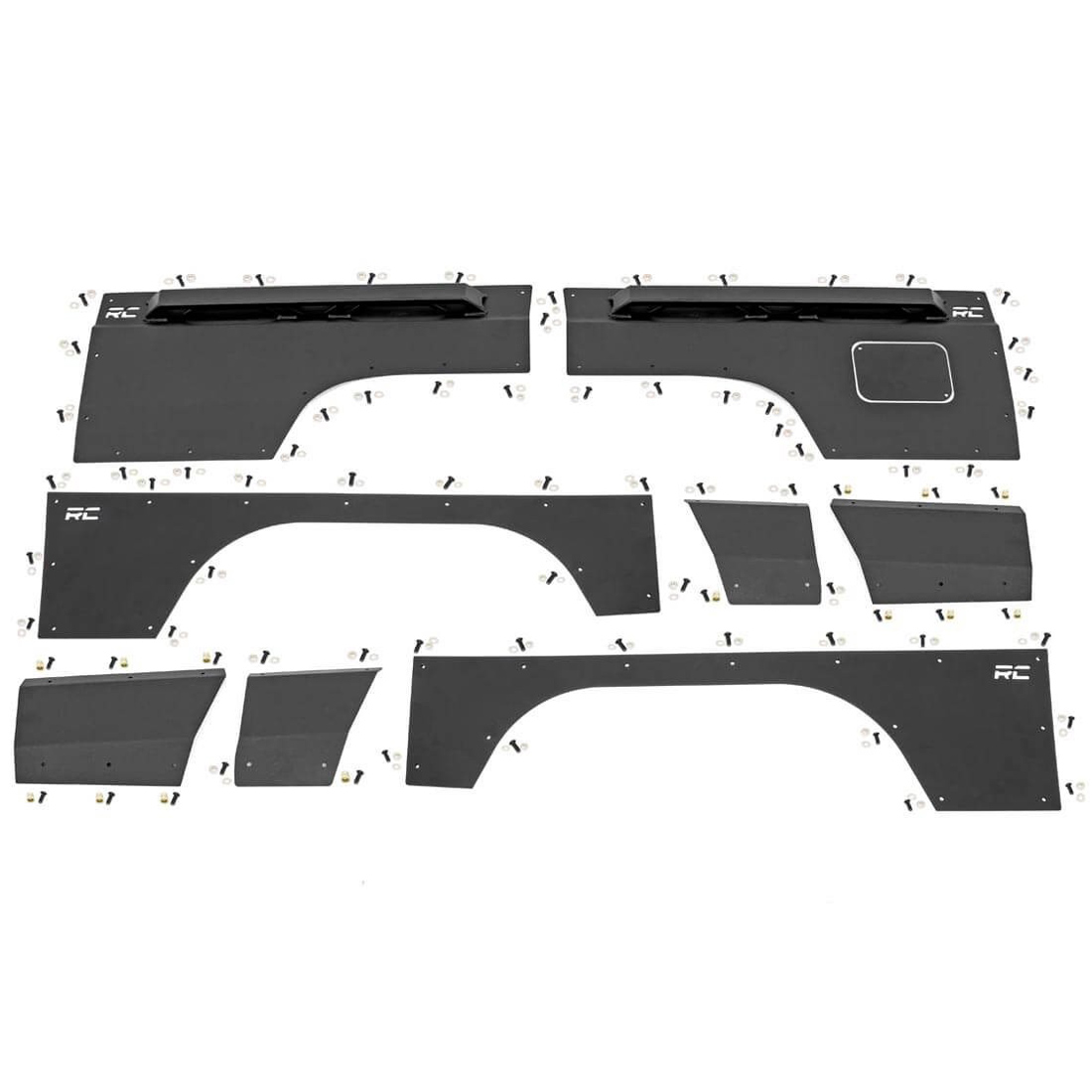 Jeep Cherokee Rear Quarter Panel Armor – Raw Steel – Taboo Customs P0274 – Free Shipping