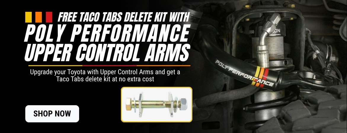 New Free Taco Tabs with Upper Control Arms