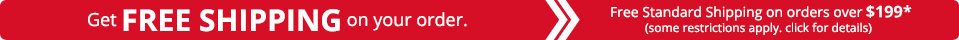 FREE STANDARD SHIPPING ON ORDERS OVER $199*