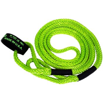 10m x75mm DiversityWrap 8T Tow Strap Single Layer Heavy Duty Tow Rope Towing Pull Strap Recovery Winch 4x4 Offroad 