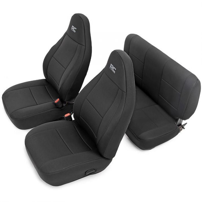 Rough Country Jeep TJ Neoprene Seat Cover Set