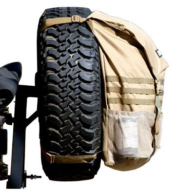 - Tool & Gear Organizer for Outdoor Off-Road Expedition Green Fit up to 40 Tire ALL-TOP Overland Series Spare Tire Trash Bag
