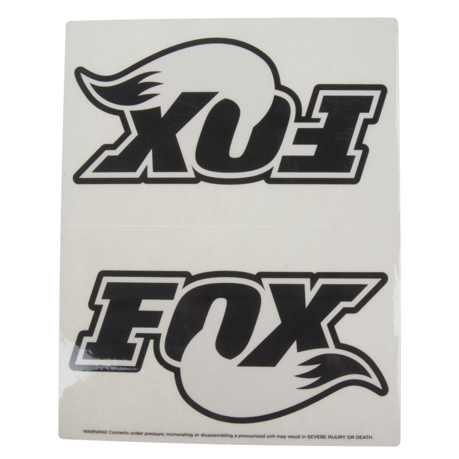 Fox Racing Shox Stickers