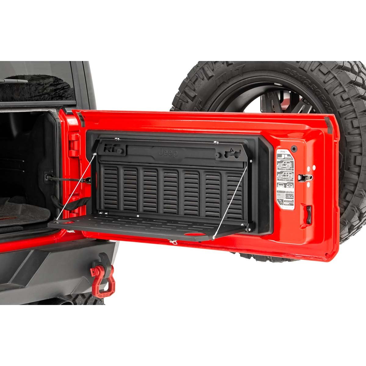 Rough Country Folding Tailgate Table for 1820 Jeep Wrangler JL / JLU