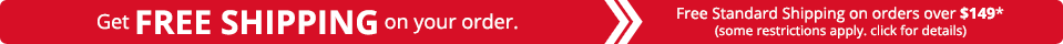 FREE STANDARD SHIPPING ON ORDERS OVER $149*